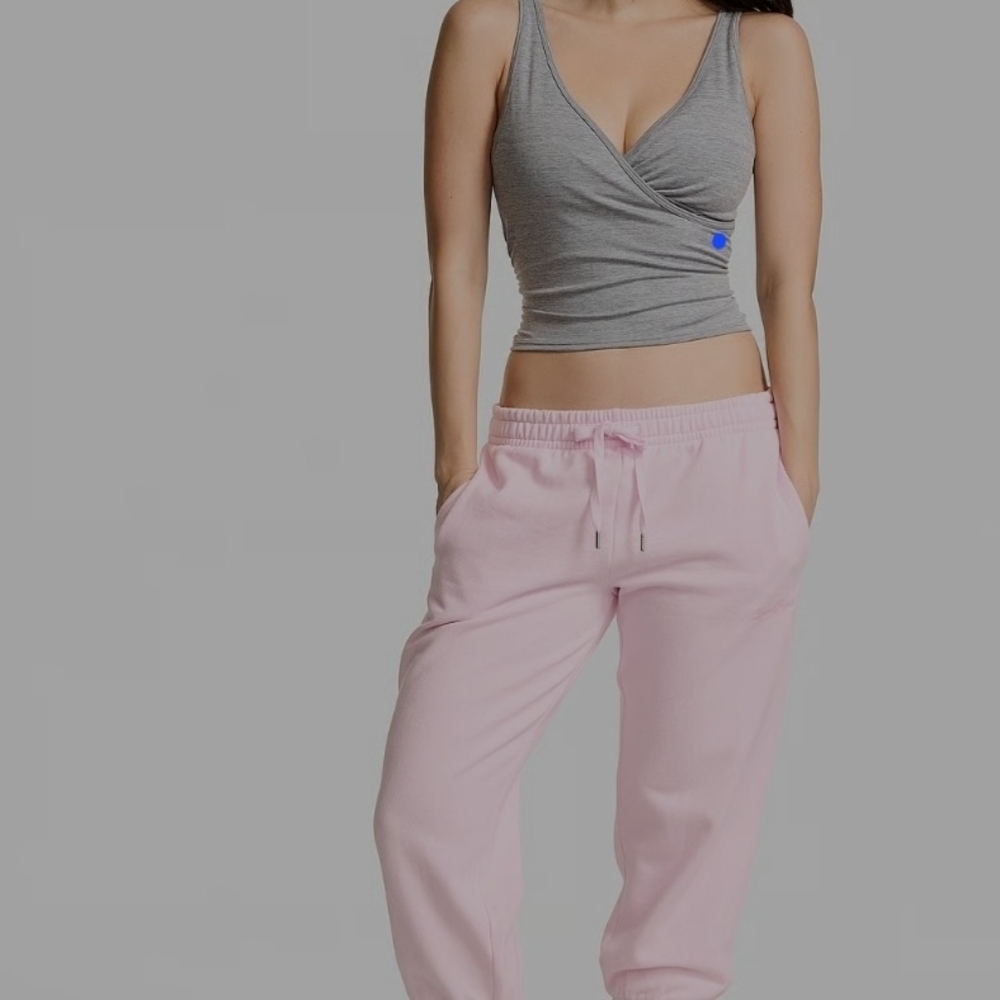 PINK Campus Fleece Capri Jogger Sweatpants.